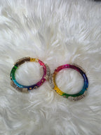 Joipuri hand work glass bangle premium quality - ALISHBA FASHION