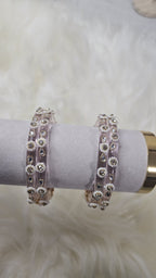 Joipuri hand work glass bangle with tassel premium quality - ALISHBA FASHION