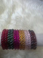 Crystal kara glass bangle - ALISHBA FASHION